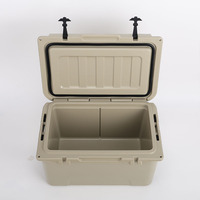 Glacière rotomoulée en PE 45QT, grande capacité, isotherme, étanche, antidérapante, durable, moderne, avec logo personnalisé