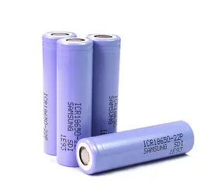 Sel baterai 2200mAh 3.6V ICR18650-22P baru adalah baterai isi ulang Samsung 22P 2200mAh 18650