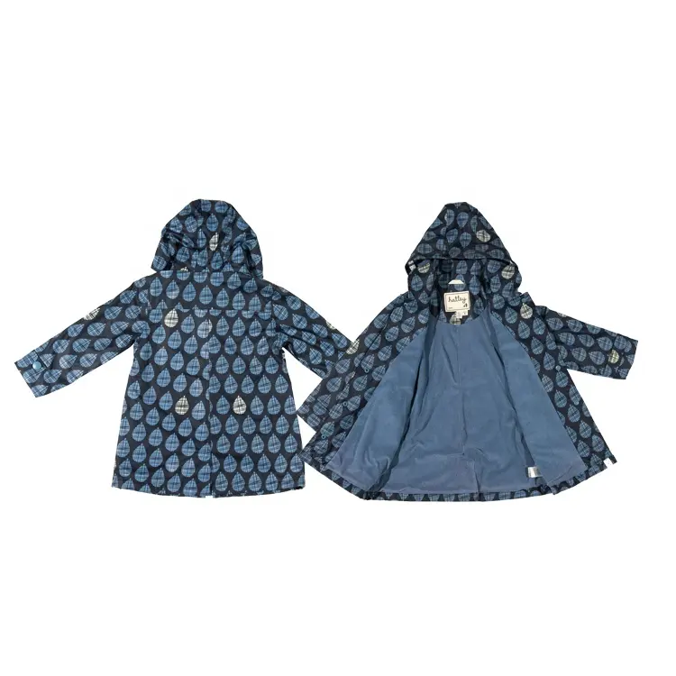 girls pocket rain coats for children kids