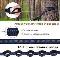 Moustiquaire respirante d'extérieur en tissu parachute en nylon 210T, hamac de camping