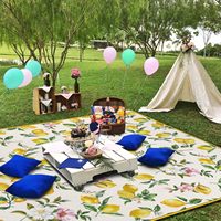 Couverture extérieure de pique-nique extra large couvertures pliables imperméables tapis de pique-nique pour la plage camping herbe pelouse parc accessoires