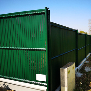 1.73m H x 2.50m Long Kit d'occultation PVC <span class=keywords><strong>Vert</strong></span> 6005 PVC Couler Cloture Clôture Remplisseurs de panneaux rigides - Product Image 1