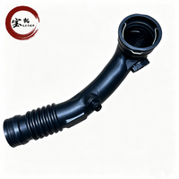 Pièces automobiles 13718626487 Conduit d'admission d'air avec capteur Tuyau d'entrée d'intercooler Compatible avec X5 X6 F15 F16 Guide d'admission gonflable