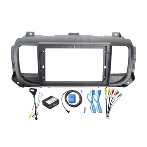 Accesorios Interiores para Automóviles Meihua, Piezas de Automóviles, Kits de Marcos para Radio DVD para <span class=keywords><strong>CITROEN</strong></span> JUMPY3, Peugeot EXPERT, <span class=keywords><strong>TOYOTA</strong></span> <span class=keywords><strong>Proace</strong></span> 2016-2021 - Product Image 1