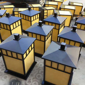 Solar <b>Wall</b> Mount Led Garden <b>Lights</b> 12V Mono Si <b>Battery</b> Included Water Resistant 50000 Hours 2 Year Warranty - Product Image 1