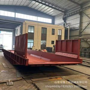 Station de lavage mobile en acier 16M rouge pour chantier de construction - Product Image 3