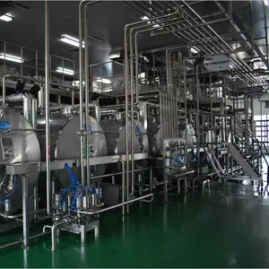 Full automatic 5000b/h rice milk processing line with bottle package