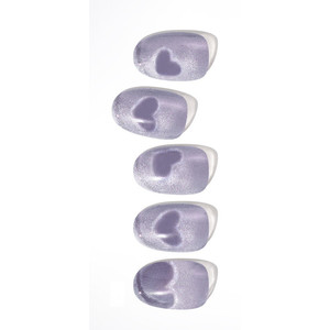 Commercial Grade Korea Origin #Heart Virus Semi Cured Nail Sticker Magnetized Volume <b>up</b> Gel Nail Sticker Waterproof Korean Style - Product Image 4