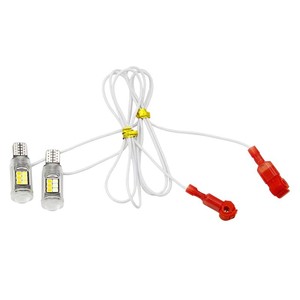 Skyearth Motorcycle <b>LED</b> Bulb Dual Color 2835 16SMD Aluminum Alloy with <b>Wire</b> for Indicator Driving Reverse <b>Light</b> Universal - Product Image 3