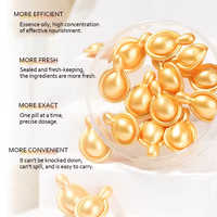 Coffret de capsules de sérum nettoyant à l'huile de pépins de raisin sous marque privée – Huile démaquillante et sérum visage 2-en-1