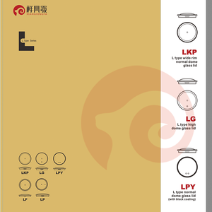 L typecustomizeカラーストレーナー強化ガラス蓋タンパデビドロロック可能な足 - Product Image 4
