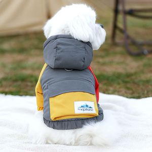 Pet dog and <b>cat</b> clothing, new autumn and winter styles, fleece-lined and thickened cotton coat for dogs and <b>cats</b>. - Product Image 1