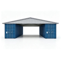 Toit de conteneur personnalisé en usine, imperméable, anti-vieillissement, en panneaux de tôle colorée, kit de toiture pour conteneur maritime, abri de voiture