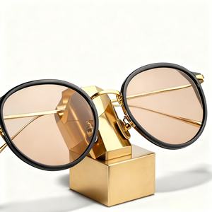 Support à lunettes personnalisé – Options de matériaux en laiton/acier inoxydable, usinage CNC haut de gamme, sans MOQ, support de lunettes de bureau - Product Image 2