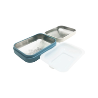 Boîte carrée en métal de savon personnalisé sérigraphiée emballage cadeau en fer de savon pour produits ménagers