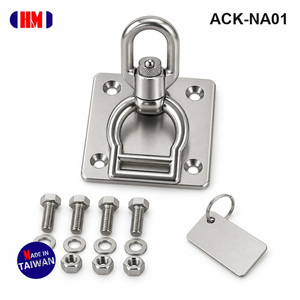 Kit de connexion Anchorage HM ACK-NA01 - Anneau en D forgé en alliage d'aluminium et plaque de montage, conforme à la norme ANSI Z359.18 - Product Image 1