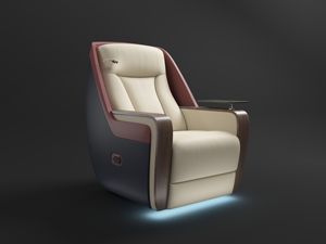 Asiento de coche reclinable de negocios de lujo MVP, asientos de tren comercial VIP, sofá silla reclinable funcional de negocios para furgoneta y autobús - Product Image 2