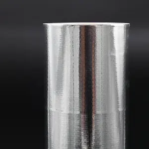 Lámina de aluminio MPET de doble o un solo lado, cubierta de tela tejida, aislamiento resistente al calor
