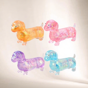 Pelota Antiestrés de Malta Suave y Brillante con Diseño de Dachshund, Juguete para Apretar, Artefacto de Descompresión - Product Image 1