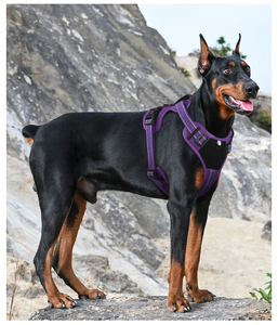 Arnés de perro táctico de entrenamiento de trabajo reflectante, chaleco ajustable grande y fácil de controlar para mascotas - Product Image 1