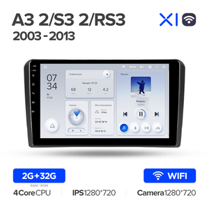TEYES-Reproductor de DVD para coche, Radio con pantalla táctil, wifi, para <span class=keywords><strong>Audi</strong></span> <span class=keywords><strong>A3</strong></span>, S3, RS3, X1 - Product Image 2