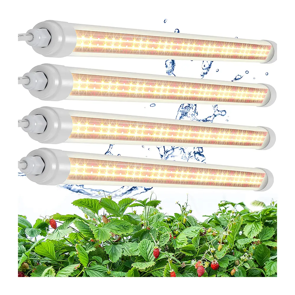 Impermeable IP65 Full Spectrum T8 Led Tube Lighting Led Plant Light para fresa, plantas de hoja verde, plantas médicas