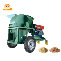 Machines forestières Processeur de sciure de bois diesel Broyeur Hacheur Broyeur Broyeur de copeaux Machine de fabrication de sciure de bois