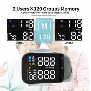 2025 nouveau moniteur de pression artérielle au poignet Portable avec écran couleur HD charge sans fil surveillance de la fréquence cardiaque toute conception électrique - Product Image 4