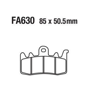Pastillas de freno de disco de motocicleta para FA630 BMW R1250GS F800 <span class=keywords><strong>DUCATI</strong></span> 797 803 821 899 959 1100 1200 <span class=keywords><strong>1260</strong></span> TRIUMPH Tiger 1200 APRILIA - Product Image 4