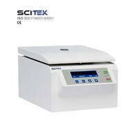 SCITEK Gel Card Centrifuge Motor sin escobillas 4000RPM Velocidad máxima 1480xg RCF 12/24 Tarjetas Capacidad Micro Computer Control Digital