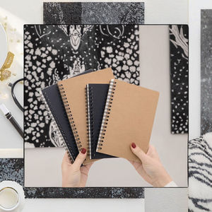 Carnet à spirales A5/B5 de haute qualité, papier épais, couverture souple, compatible avec les crayons, 60 feuilles, organiseur, planificateur, stock disponible - Product Image 3