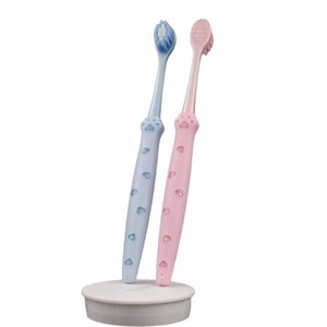 Brosse à dents pour enfant avec manche en forme de patte de chat, poils extra doux en nylon, manuelle, pour usage domestique - Product Image 5