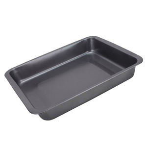 Plaque de cuisson rectangulaire antiadhésive en acier au carbone haute performance pour four, compatible lave-vaisselle, idéale pour les gâteaux - Product Image 1