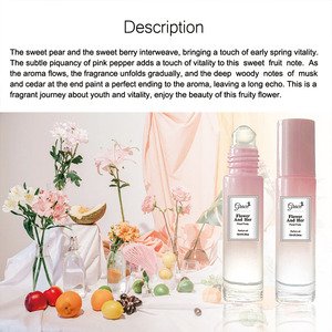 <span class=keywords><strong>Parfum</strong></span> Huile Essentielle Roll-on Bille Personnalisé Logo Doux Floral Fruité Poire Fraise 10ml <span class=keywords><strong>Pheromone</strong></span> Huile <span class=keywords><strong>de</strong></span> <span class=keywords><strong>Parfum</strong></span> Femme - Product Image 5