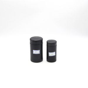 Boîtes de crème pour les yeux en porcelaine noire de gros en Chine, grandes boîtes de crème pour le visage - Product Image 3