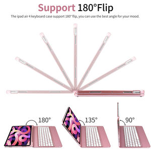 Più nuovo 180 Gradi di Protezione Completa Retroilluminata 7 Tablet Custodia in pelle per <span class=keywords><strong>iPad</strong></span> Air4th e Pro11 Astuta di Caso per <span class=keywords><strong>10.9</strong></span> pollici <span class=keywords><strong>iPad</strong></span> con il Supporto Della Penna - Product Image 4