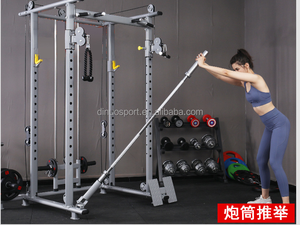 Cage de puissance multifonctionnelle avec support de plaque de poids, machine à croiser les câbles, équipement de gymnastique à domicile, <span class=keywords><strong>musculation</strong></span> - Product Image 6