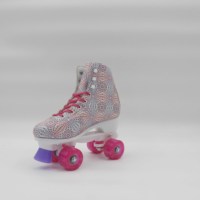 Yijiu patin à roues alignées roue Sport patin avec 4 roues outils de sécurité Flash patins à roulettes