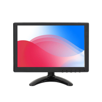 10,1-Zoll-IPS-LCD-Monitor im Kunststoffgehäuse mit HDMI-, VGA-, BNC-, AV- und USB-Anschlüssen, optional mit 1280x800 oder 1920x1200 Auflösung