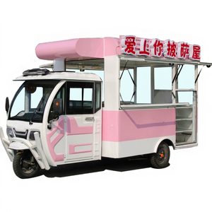 Cheap 3 <b>Wheel</b> Stainless Steel Mobile Food Truck Tuktuk Snack Food Hotdog Ice Cream Custom Made Fast Food Cart Rust Resistant - Product Image 1