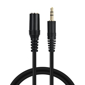 Adaptateur de câble d'extension audio stéréo mâle à femelle 3.5mm cordon 1m/2m/3m/5m/10m pour amplificateur de bureau Microphone - Product Image 2