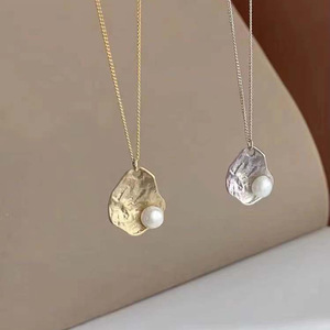 WENCHI S925 Plata DIY Accesorios de Perlas Soporte Vacío para Perlas Redondas de 6-8mm Modelo 10489 Colgante de Moda para Collar de Mujer China - Product Image 1