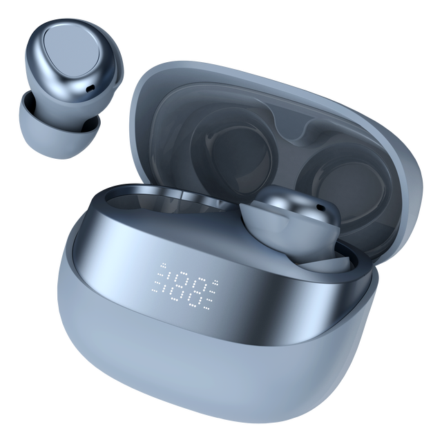 2025 Edition BT5.3 Mini In-ear Wireless TWS Earphones Digital Display Sleep Earbuds with 47H Playtime Extreme Comfort Headphones