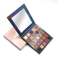 Palette de fards à paupières en gros, 25 couleurs, marque privée et impression de votre logo, haute pigmentation, palette de fards à paupières nude