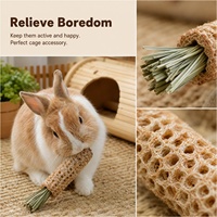 Bâton à mâcher écologique en épi de maïs pour animaux de compagnie, jouet pour hamster, lapin, cochon d'Inde, friandises à mâcher, accessoires pour le nettoyage des dents pour petits animaux