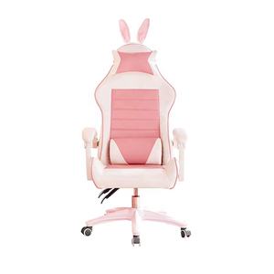 Ghế Chơi Game Dễ Thương Với Bàn Tai Thỏ Với Tựa Lưng Cao Ghế Chơi Game Cho Bé Gái <span class=keywords><strong>PU</strong></span> Thích Hợp Cho Phòng Khách Phòng Ngủ Văn Phòng - Product Image 5
