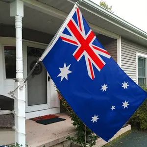 Banderas de paises para exteriores, Logo de fábrica, 3x5 pies, 100% poliéster, duradero, personalizado, bandera de Australia