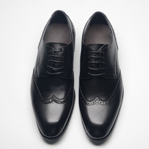 High-end Custom-made Genuine Cowhide Leather <b>Height</b> <b>Increasing</b> Autumn Business Formal Lace-up Men's <b>Shoes</b> - Product Image 6