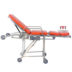 MT medis dilipat tandu Convertible untuk kursi, kursi pasien kursi roda paduan aluminium Foldaway tandu ambulans - Product Image 2