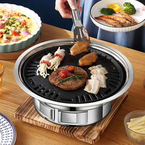 Parrilla Coreana Comercial de Carbón de Hierro Fundido para Restaurante, Horno de Barbacoa con Caja de Aceite Ecológica - Product Image 5